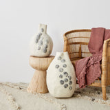 Pebble Hand-Felted Wool Gourd Basket-Baskets-Parc Decor