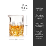 Pedestal Crystal Mixing Glass-product_type::mixing-Parc Decor