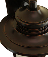 Pedigree Collection Autumn Haze 1 Light Outdoor Large Wall Lantern 17"H by Progress-Outdoor Wall Light-Parc Decor