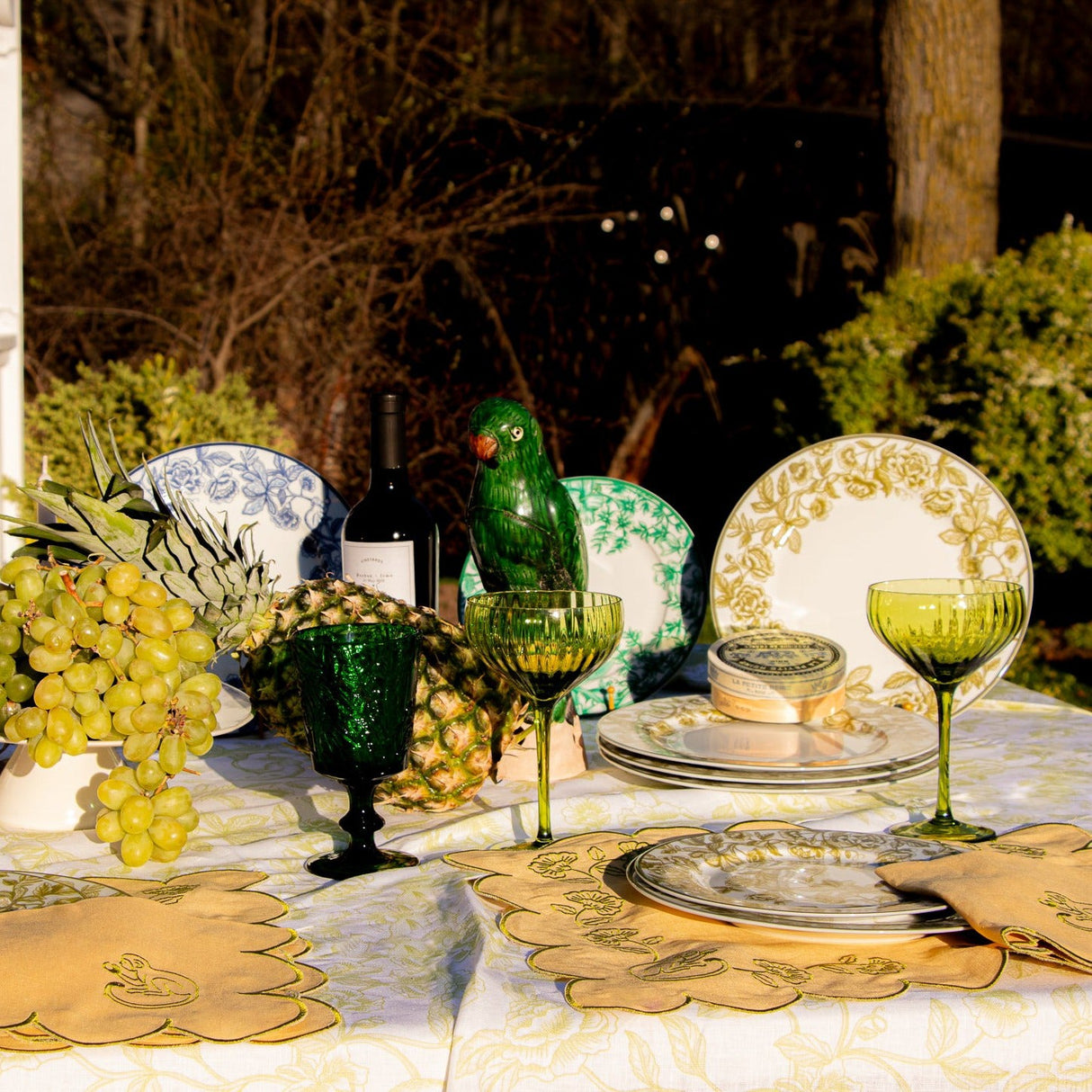 Pembroke Safari Dinner Plate - Set of 4 (+1 Bonus Plate)-Dinner Plate-Parc Decor