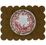 Pembroke Safari Porcelain Dinner Plates – Set of 4 (+1 Bonus Plate)