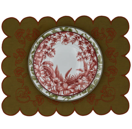 Pembroke Safari Porcelain Dinner Plates – Set of 4 (+1 Bonus Plate)
