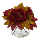 Peony Artificial Arrangement-Arrangement-Parc Decor