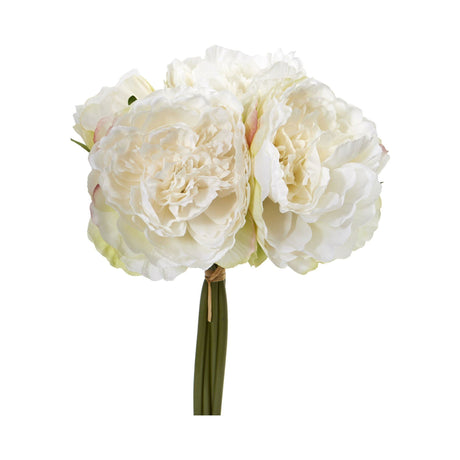 Peony Bouquet Artificial Flower (Set of 6)-Stem-Parc Decor