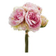 Peony Bouquet Artificial Flower (Set of 6)-Stem-Parc Decor
