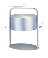 Percussion 13"H 1-Light Table Lamp Light Fixture Polished Chrome Finish by ET2-Table Lamp-Parc Decor