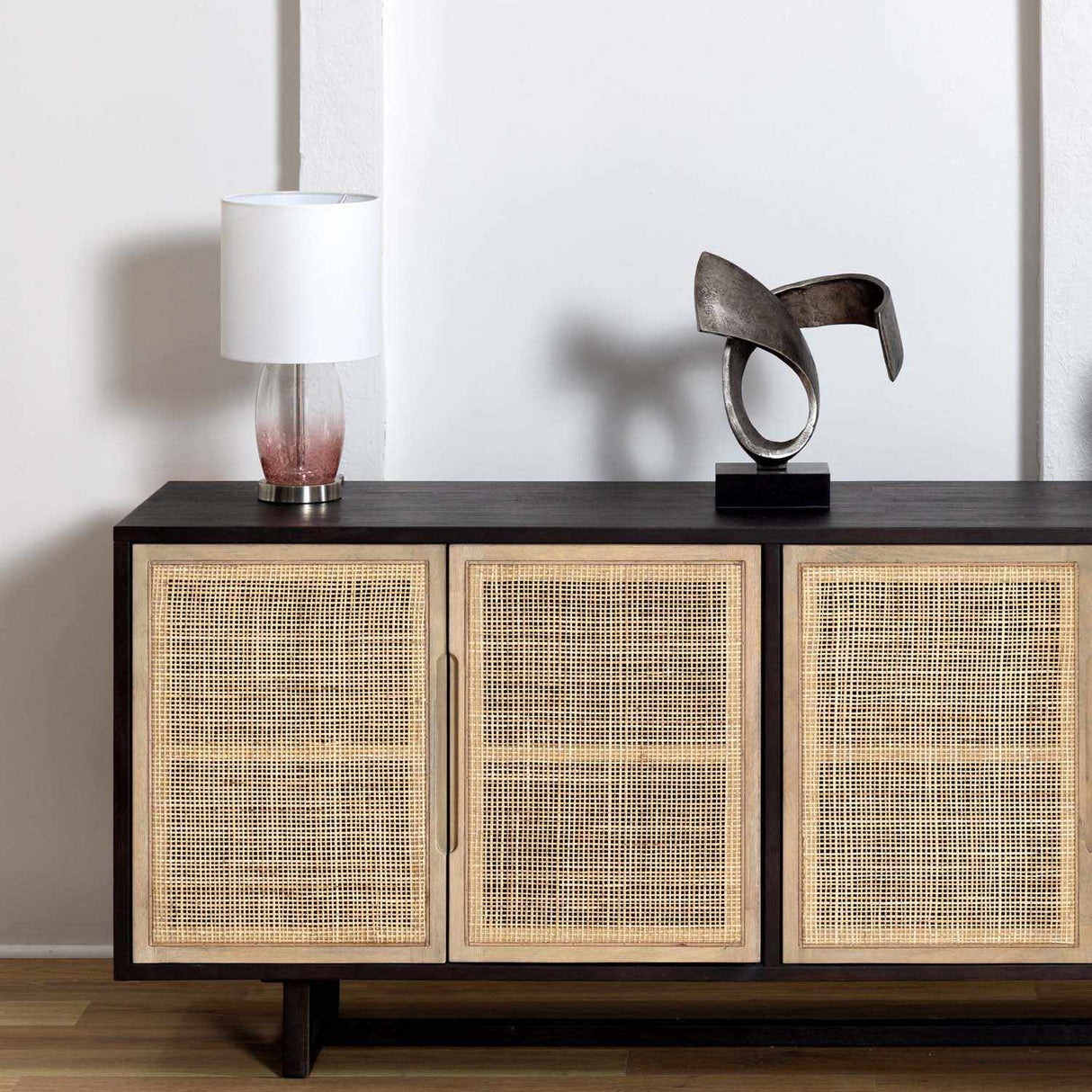 Pertek White Glass Table Lamp-Lighting-Parc Decor