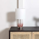 Pertek White Glass Table Lamp-Lighting-Parc Decor