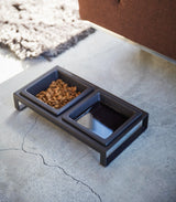 Pet Food Bowl - Steel + Ceramic