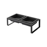 Pet Food Bowl - Tall - Steel + Ceramic-Pets-Parc Decor