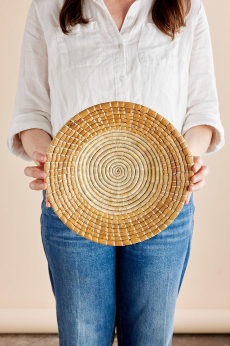 Pete Banana Bark Basket-Wall Basket-Parc Decor