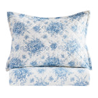 Petit Toile Cotton Flannel Quilt Set