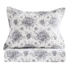 Petit Toile Cotton Flannel Quilt Set