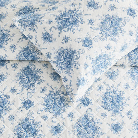 Petit Toile Cotton Flannel Quilt Set-Quilt-Parc Decor