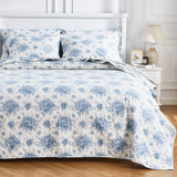 Petit Toile Cotton Flannel Quilt Set-Quilt-Parc Decor
