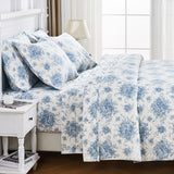 Petit Toile Cotton Flannel Quilt Set-Quilt-Parc Decor