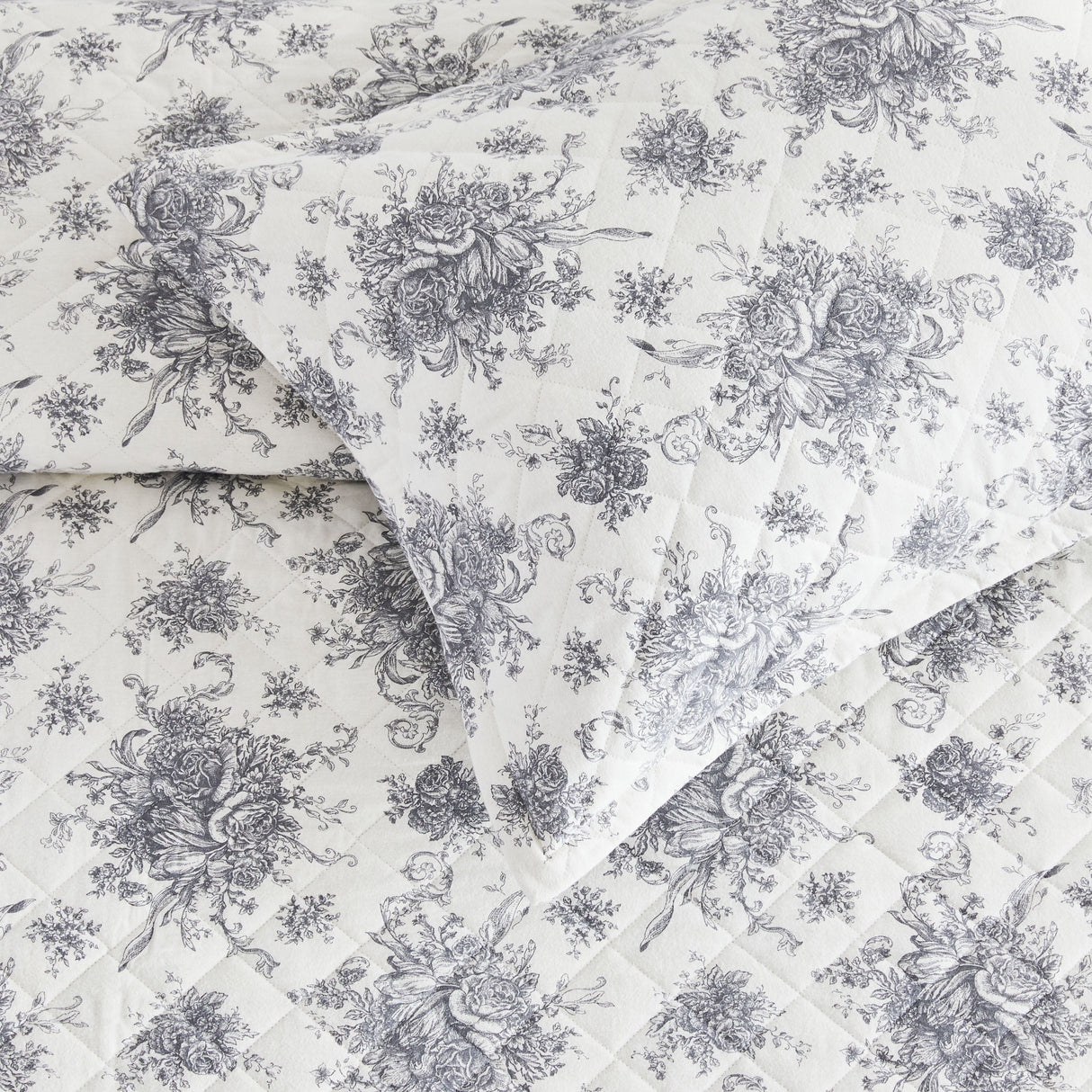 Petit Toile Cotton Flannel Quilt Set-Quilt-Parc Decor