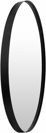 Pettendorf Black Accent Mirror-Mirrors-Parc Decor