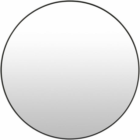 Pettendorf Black Accent Mirror-Mirrors-Parc Decor