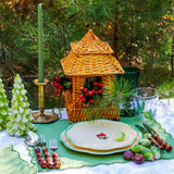 Pine Green Extra Tall Taper Candles – 24 Candles