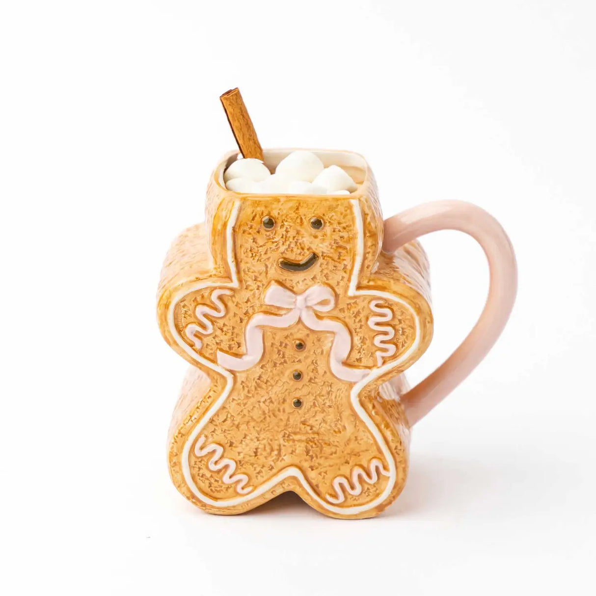 Pink Gingerbread Coffee Mug-Christmas Decoration-Parc Decor