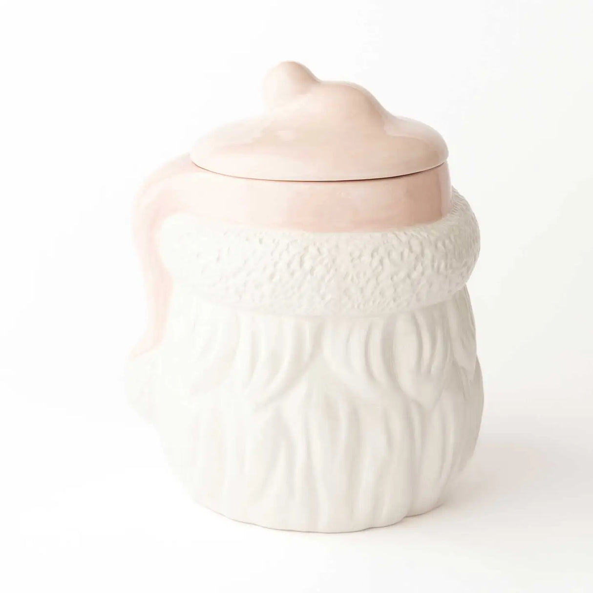 Pink Santa Cookie Jar-Christmas Decoration-Parc Decor