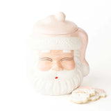 Pink Santa Cookie Jar-Christmas Decoration-Parc Decor