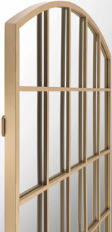 Pisignano Gold Caged Mirror-Mirrors-Parc Decor