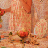 Pistachio & Lychee Leaf Dinner Plate - Set of 4 (+1 Bonus Plate)-Dinner Plate-Parc Decor