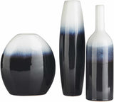 Pitfour Blue White Ceramic Vase Set-Decor-Parc Decor