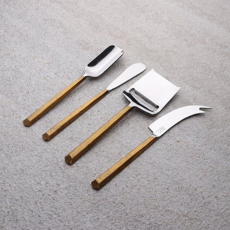 PLATEAU CHEESE TOOLS 4 PC. SET-CHEESE ACCESSORIES-Parc Decor