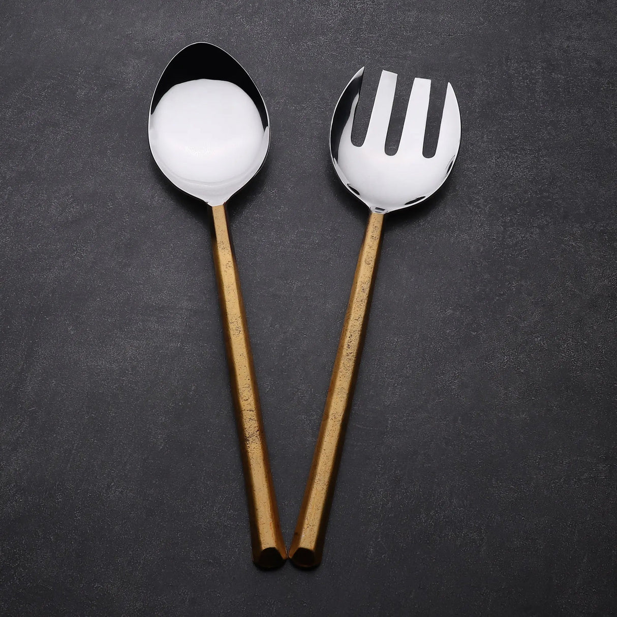 PLATEAU SALAD SERVING 2 PC. SET-serveware-Parc Decor