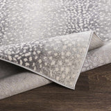 Pointblank Black&Gray Antelope Print Rug-Rugs-Parc Decor