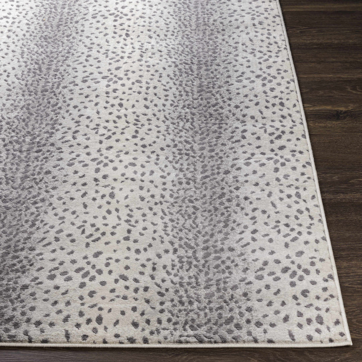 Pointblank Gray Antelope Print Rug-Rugs-Parc Decor