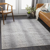 Pointblank Gray Antelope Print Rug-Rugs-Parc Decor