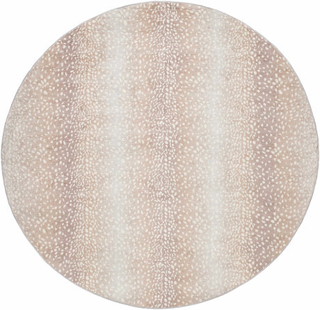 Pointblank Tan Leopard Print Rug-Rugs-Parc Decor