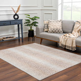 Pointblank Tan Leopard Print Rug-Rugs-Parc Decor