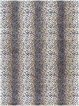 Pointblank Tan & Navy Leopard Print Area Rug-Rugs-Parc Decor