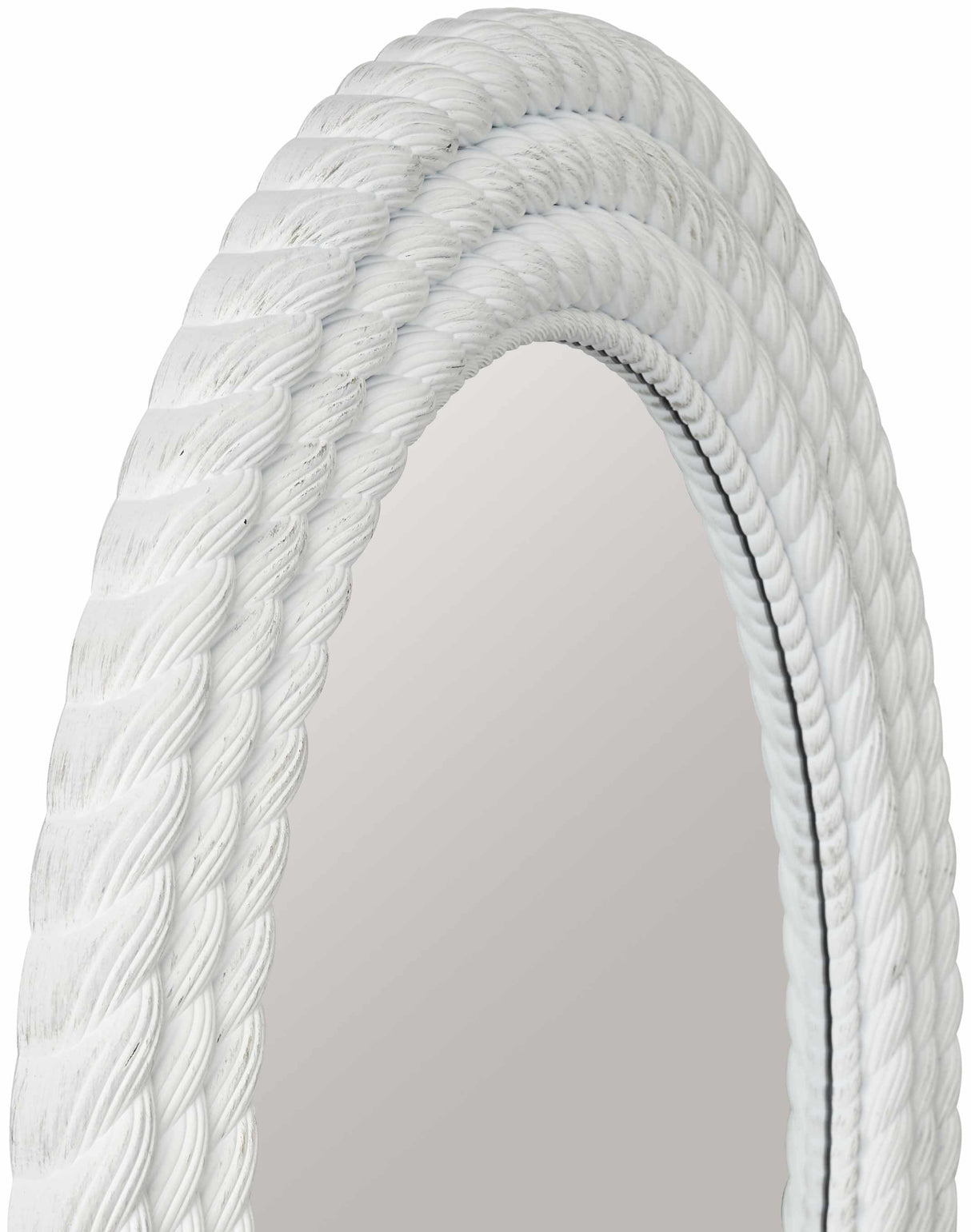 Polverigi Round White Mirror-Mirrors-Parc Decor
