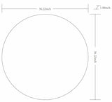 Pontalina Round Silver Gray Mirror-Mirrors-Parc Decor