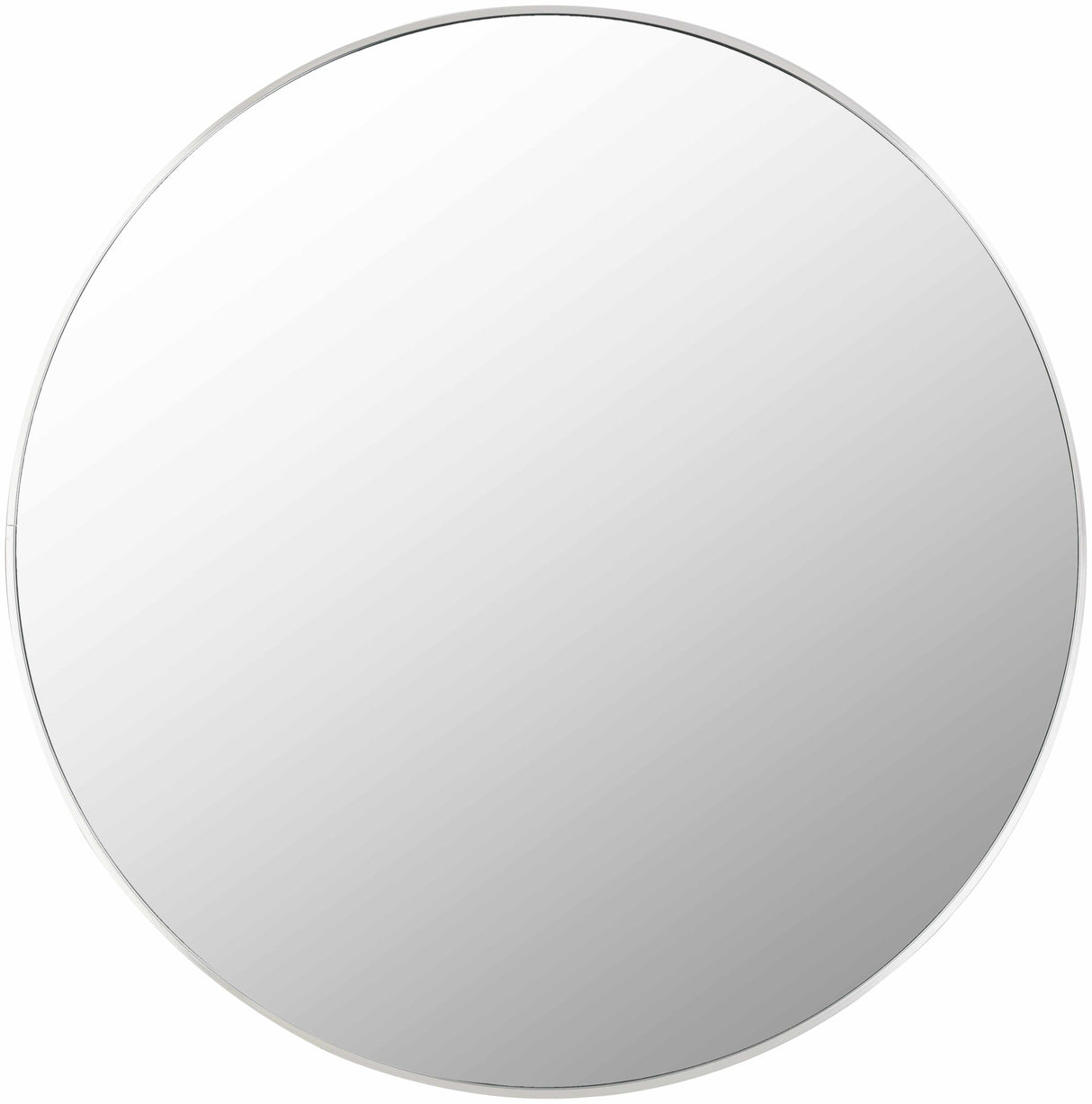 Pontalina Round Silver Gray Mirror-Mirrors-Parc Decor