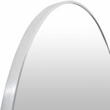 Pontalina Round Silver Gray Mirror-Mirrors-Parc Decor