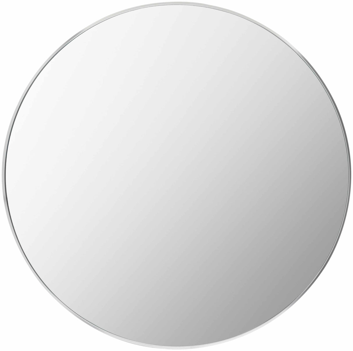 Pontalina Round Silver Gray Mirror-Mirrors-Parc Decor