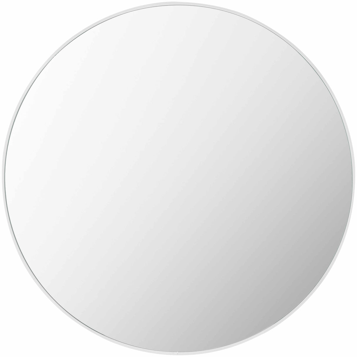 Pontalina Round White Mirror-Mirrors-Parc Decor
