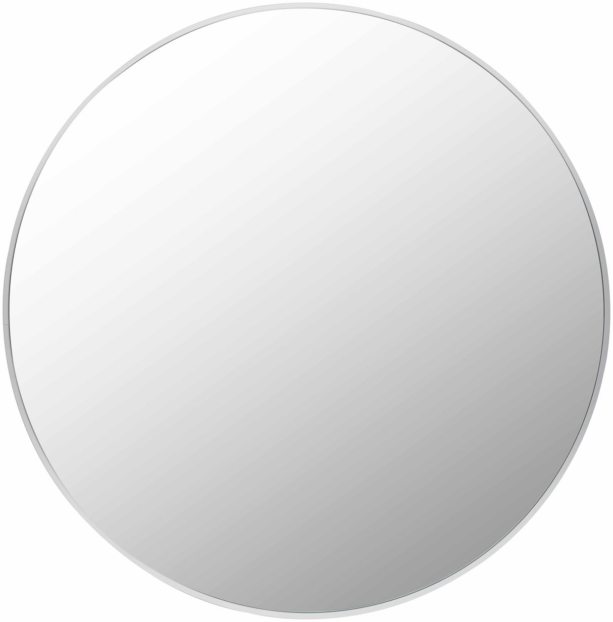 Pontalina Round White Mirror-Mirrors-Parc Decor