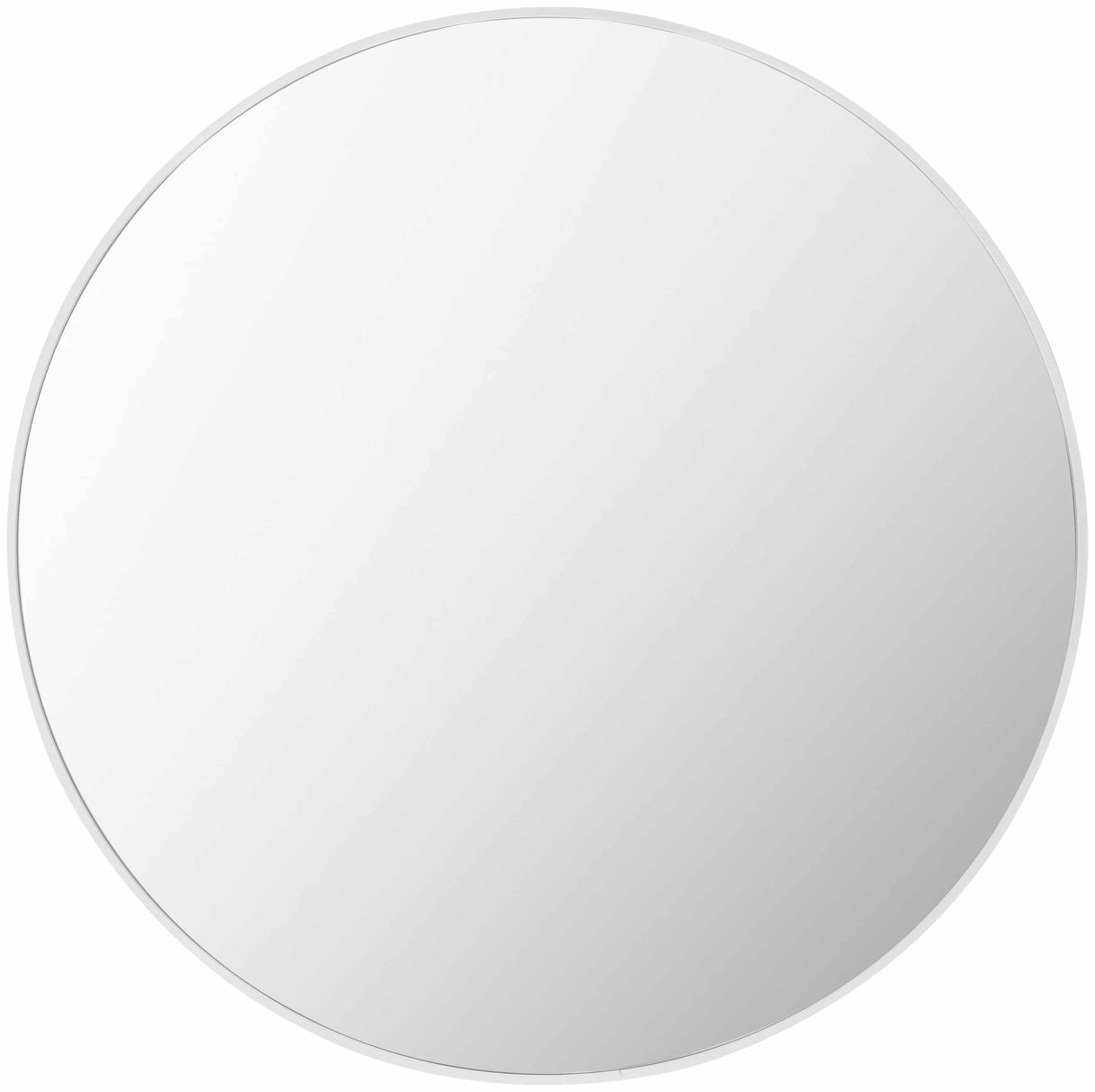 Pontalina Round White Mirror-Mirrors-Parc Decor