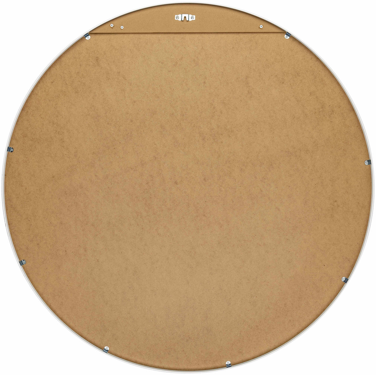 Pontalina Round White Mirror-Mirrors-Parc Decor