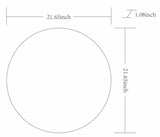 Pontalina Round White Mirror-Mirrors-Parc Decor