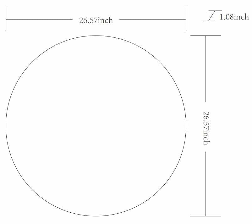 Pontalina Round White Mirror-Mirrors-Parc Decor