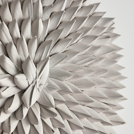 Porcupine African Textured Woven Wall Art in Black, White or Natural-Wall Décor-Parc Decor